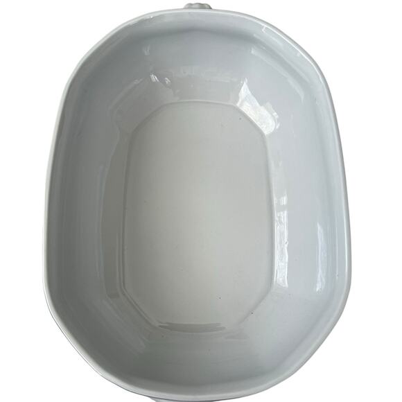 Vintage Spode Gloucester Vegetable Bowl Blue White Floral England Ironstone - Picture 5 of 8